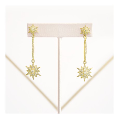 Aretes Doble Estrella