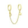 Moon&Star Double Hoop