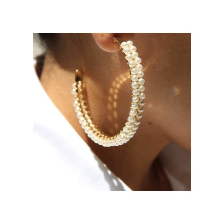Full Pearl Hoop