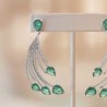 Green Fin Earring